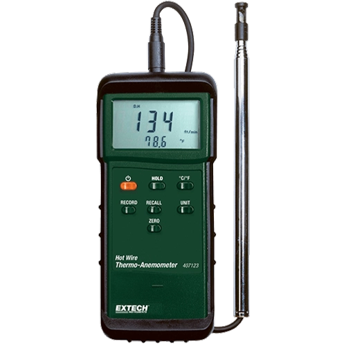 Extech 407123 Hődrótos légsebességmérő
